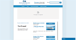 Desktop Screenshot of princesscruises.com.br
